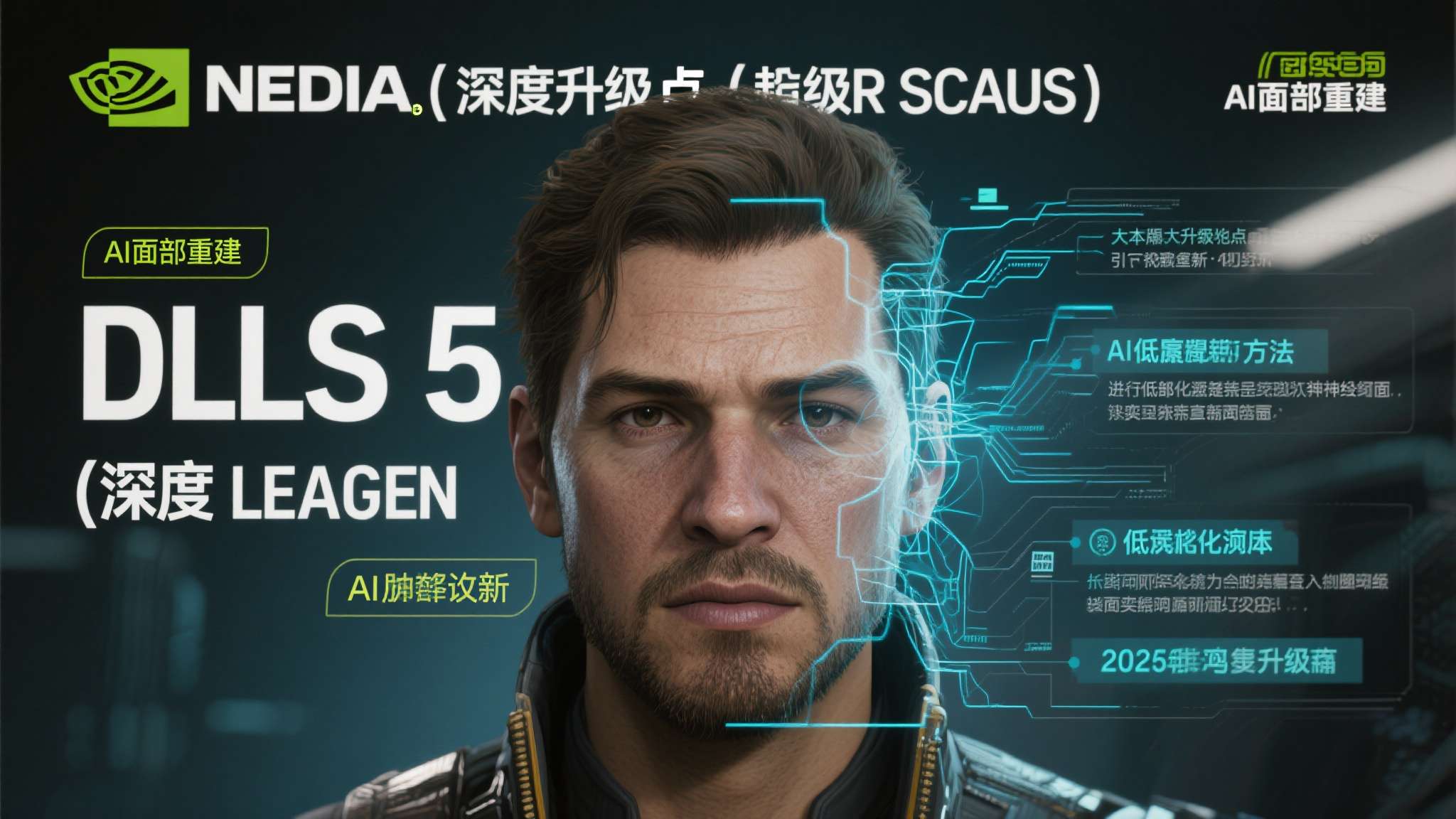 英伟达DLSS 5发布引争议,“AI脸”遭全网恶搞 DLSS(深度学习超级采样)是英伟达旗下基于AI的图像重建技术,历经多代迭代后,